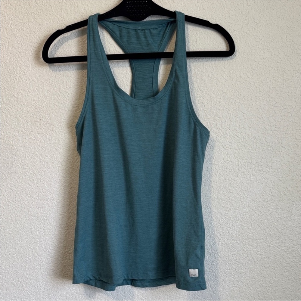 Vuori Teal Racerback Tank Top
